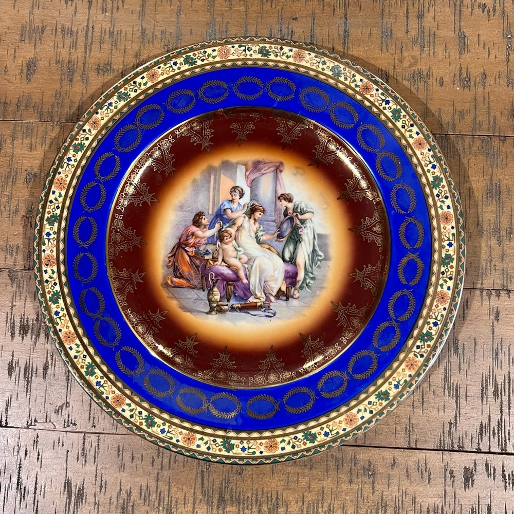 JKW Western Germany gold gilt plate